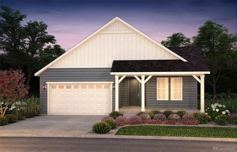 New construction Single-Family house 39668 Yorktown Ter, Elizabeth, CO 80107 Manzanita- photo 0