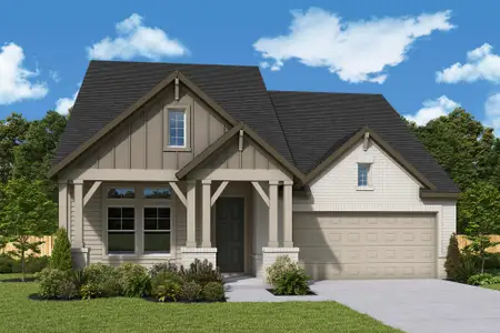 New construction Single-Family house 113 Pinyon Pine Dr, Bastrop, TX 78602 plan The Pine - image
