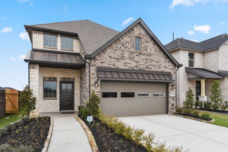 New construction Single-Family house 17035 Myers Haven Ln, Hockley, TX 77447 Portland- photo 0