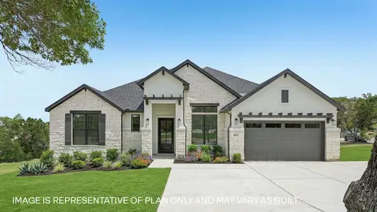 New construction Single-Family house 4917 Turquesa Dr, Spicewood, TX 78669 plan The Crowley - image