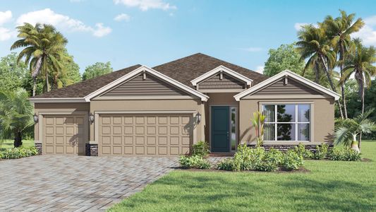 New construction Single-Family house 2672 Indian River Pkwy, Mims, FL 32754 plan Red Bud - image