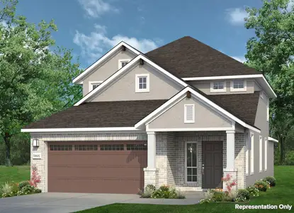 New construction Single-Family house 2605 Sam Bass Rd, Unit 111, Round Rock, TX 78681 plan Clear Creek 2107 - image