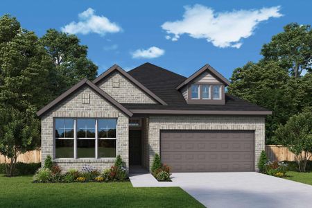 New construction Single-Family house 5906 Cottontail Ln, Manvel, TX 77578 The Woodworth- photo 0