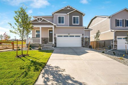 New construction Single-Family house 15768 Roslyn Street, Thornton, CO 80602 BELLAMY- photo 0