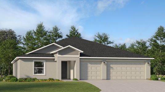 New construction Single-Family house 2029 Lasso Loop, Eagle Lake, FL 33839 Crest- photo 0