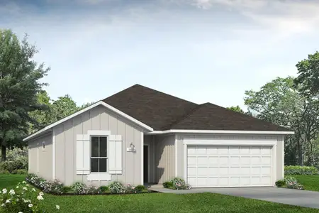 New construction Single-Family house 13408 Roughstock Wy, Mustang Ridge, TX 78610 plan Durango 1551 - image