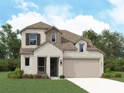 New construction Single-Family house 3713 Barrel Ln, Aubrey, TX 76227 plan Lotus - image