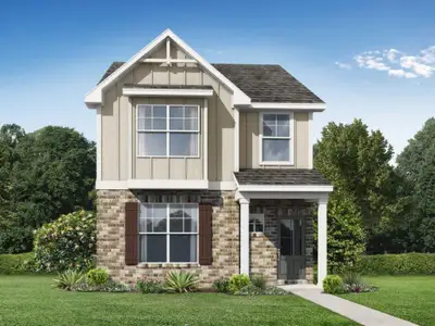 New construction Townhouse house 5117 Timbercrest Ln, Powder Springs, GA 30127 plan The Parkland - image