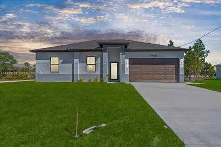 New construction Single-Family house 2507 E 15Th St, Lehigh Acres, FL 33972 - image