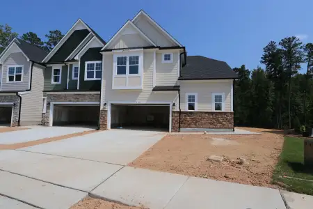 New construction Townhouse house 3147 Mission Olive Pl, New Hill, NC 27562 plan Lily - End Home - image