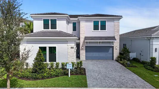 New construction Single-Family house 13206 Faberge Pl, Palm Beach Gardens, FL 33418 plan Mondrian - image
