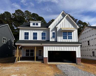 New construction Single-Family house 3317 Oaksfields Rd, Unit 5, New Hill, NC 27562 Alexis- photo 0