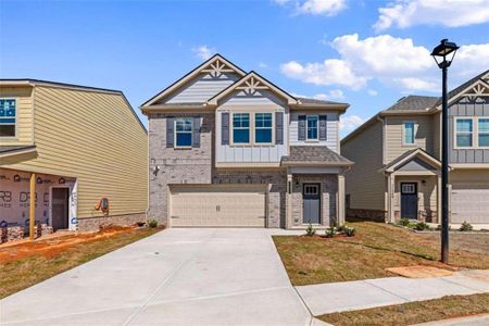 New construction Single-Family house 11968 Brightside Pkwy, Hampton, GA 30228 Layla II- photo 0