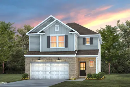 New construction Single-Family house 709 Wicklow Hall Dr, Fuquay Varina, NC 27526 plan Harris - image