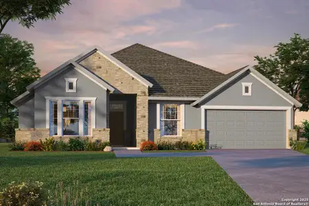 New construction Single-Family house 1318 Webb Crk, New Braunfels, TX 78132 plan The Rymer - image