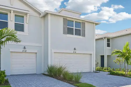 New construction Townhouse house 514 Salisbury Cir, Fort Pierce, FL 34982 plan Sandpiper End - image
