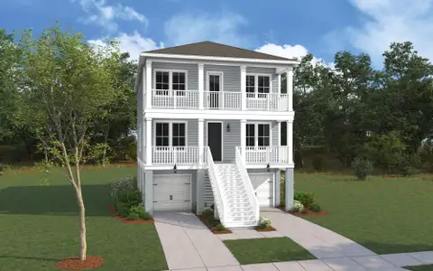New construction Single-Family house 3132 Vanessa Lynne Ln, Johns Island, SC 29455 plan Vendue - image