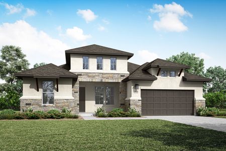 New construction Single-Family house 136 Statue Dr, Liberty Hill, TX 78642 Rosedale- photo 0