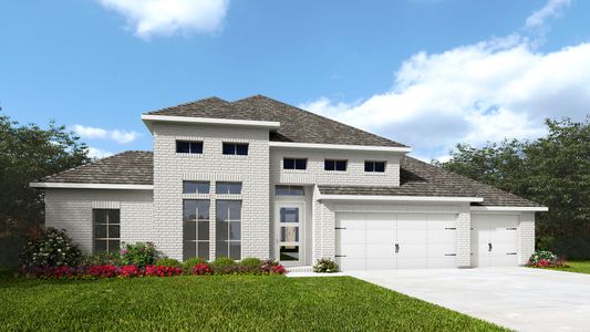 New construction Single-Family house 113 Civita Rd, Liberty Hill, TX 78642 plan 3300W - image