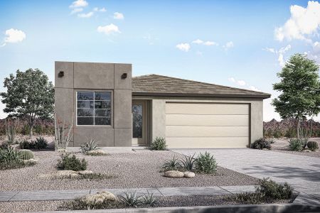 New construction Single-Family house 23039 E Starflower Dr, Queen Creek, AZ 85142 Sepia- photo 3 3