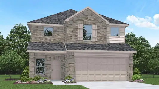 New construction Single-Family house 20015 Venetian Waters Dr, Hockley, TX 77447 plan Renae - image
