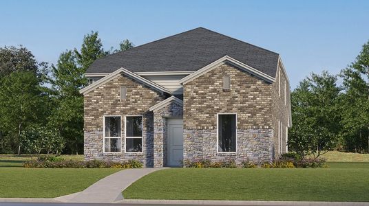 New construction Single-Family house 17911 Prairie Falcon Wy, Unit 5, Pflugerville, TX 78660 plan Santiago - image