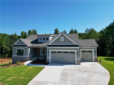 New construction Single-Family house 87 River Rdg Walk, Monroe, GA 30656 plan (GA) Everett A.3 3 Front Entry - image