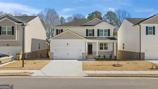 New construction Single-Family house 533 Great Salt Ln, Hoschton, GA 30548 plan Elle - image
