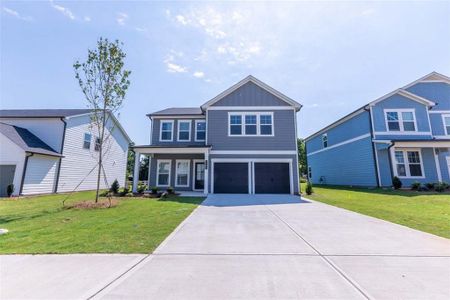 New construction Single-Family house 2186 Boxwood Circle, Conyers, GA 30094 Oliver Homeplan- photo 0