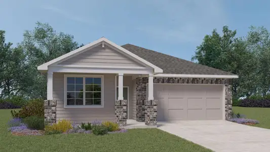 New construction Single-Family house 224 Balmorehea St, Kyle, TX 78640 plan The Gaven - image