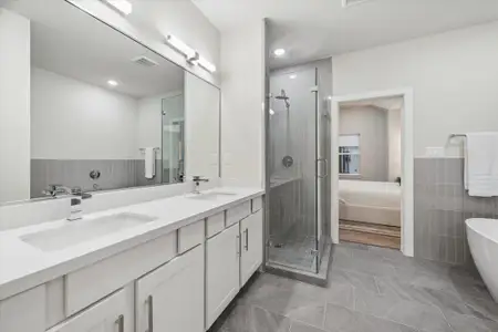 New construction Townhouse house 6338 Paddington Bend Dr, Houston, TX 77008 - image