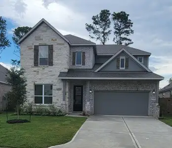New construction Single-Family house 9449 Pacific Crest Ct, Porter Heights, TX 77365 Post Oak- photo 0