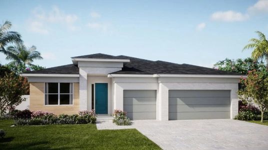 New construction Single-Family house 19188 Wood Stork Wy, Loxahatchee, FL 33470 plan Basil - image