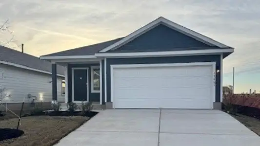 New construction Single-Family house 12018 Pike Bnd, Mustang Ridge, TX 78610 plan The Caroline - image