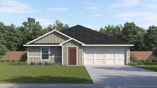 New construction Single-Family house 1017 Prince Albert, Seguin, TX 78155 plan The Austin - image