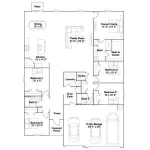 New construction Single-Family house 2084 Forage Dr, Kissimmee, FL 34746 plan Heritage - image