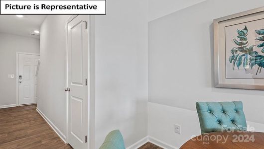 Front hallway leads to the open concept living areas