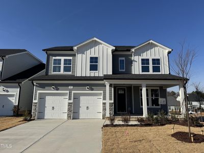 New construction Single-Family house 453 Edison Rail Lane, Knightdale, NC 27545 Millbrook- photo 0