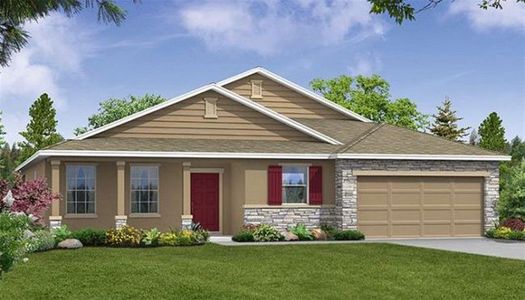 New construction Single-Family house 9967 Dolphin Gull Circle, Thonotosassa, FL 33592 The Harmony- photo 0