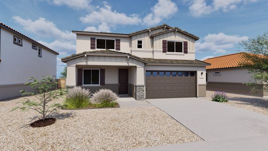 New construction Single-Family house 22165 N Dusk Ln, Maricopa, AZ 85139 plan Stellar - image