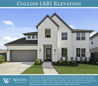 New construction Single-Family house 1926 Keen St, Todd Mission, TX 77316 plan The Collins - image