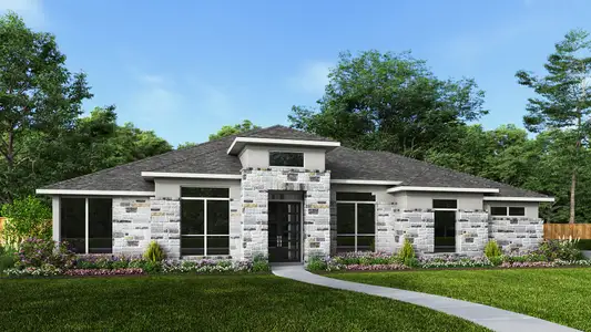 New construction Single-Family house 240 Berrywood Ln, New Braunfels, TX 78132 plan 3317A - image