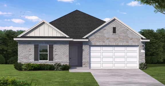 New construction Single-Family house 8908 Paprika Pass, Elmendorf, TX 78112 plan Young - image