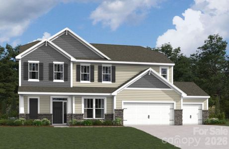 New construction Single-Family house 246 Amber Glen Dr, Locust, NC 28097 plan Patterson - image