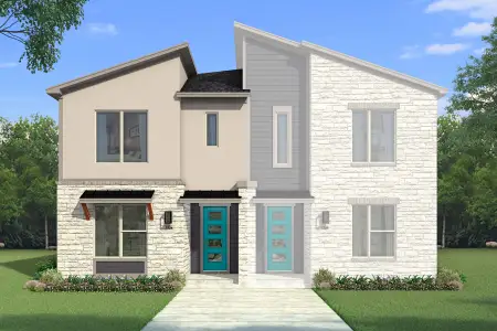 New construction Duplex house 956 Concan Dr, Plano, TX 75075 plan Carlisle - image