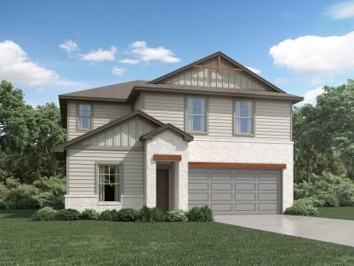 New construction Single-Family house 902 Universal Dr, Hutto, TX 78634 plan The Winedale (880) - image
