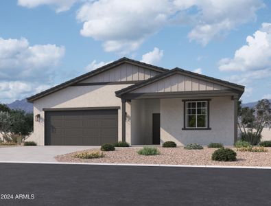 New construction Single-Family house 24139 W Sunland Avenue, Buckeye, AZ 85326 Sunflower Homeplan- photo 0