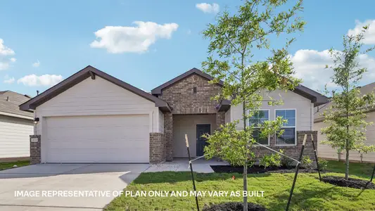 New construction Single-Family house 13405 Eppright Trce, Manor, TX 78653 plan The Denton - image