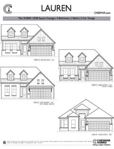 New construction Single-Family house 9606 Chateau Hl, Manvel, TX 77578 plan Lauren 50′ Lot - image