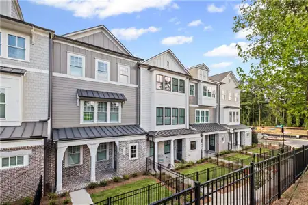 New construction Townhouse house 1980 Flying Scotsman Dr, Unit 10, Kennesaw, GA 30144 plan THE KENSINGTON - image
